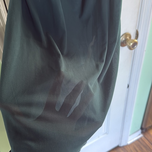 Dance & Sway Green Rumba Spaghetti Straps Latin Dance Performance Dress Size 2X - Picture 6 of 9